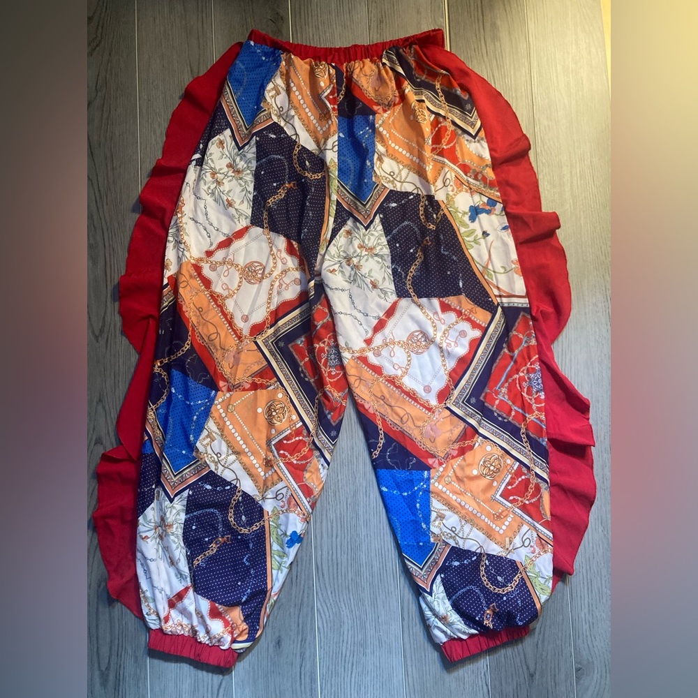 Multi flare side pants
